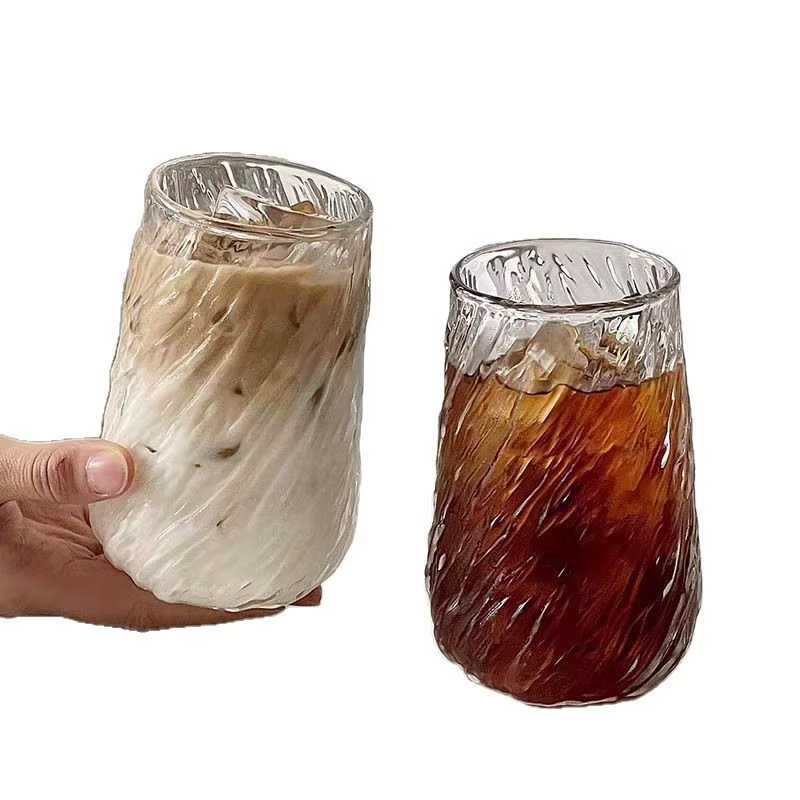 Tasse à café faite à la main avec Texture d'écorce d'arbre