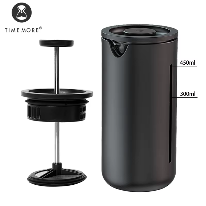 TIMEMORE U presse française 450ml verre de Borosilicate tasse de voyage cafetière café service à thé