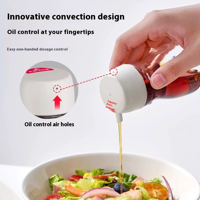 Distributeur d'huile en verre quantitatif