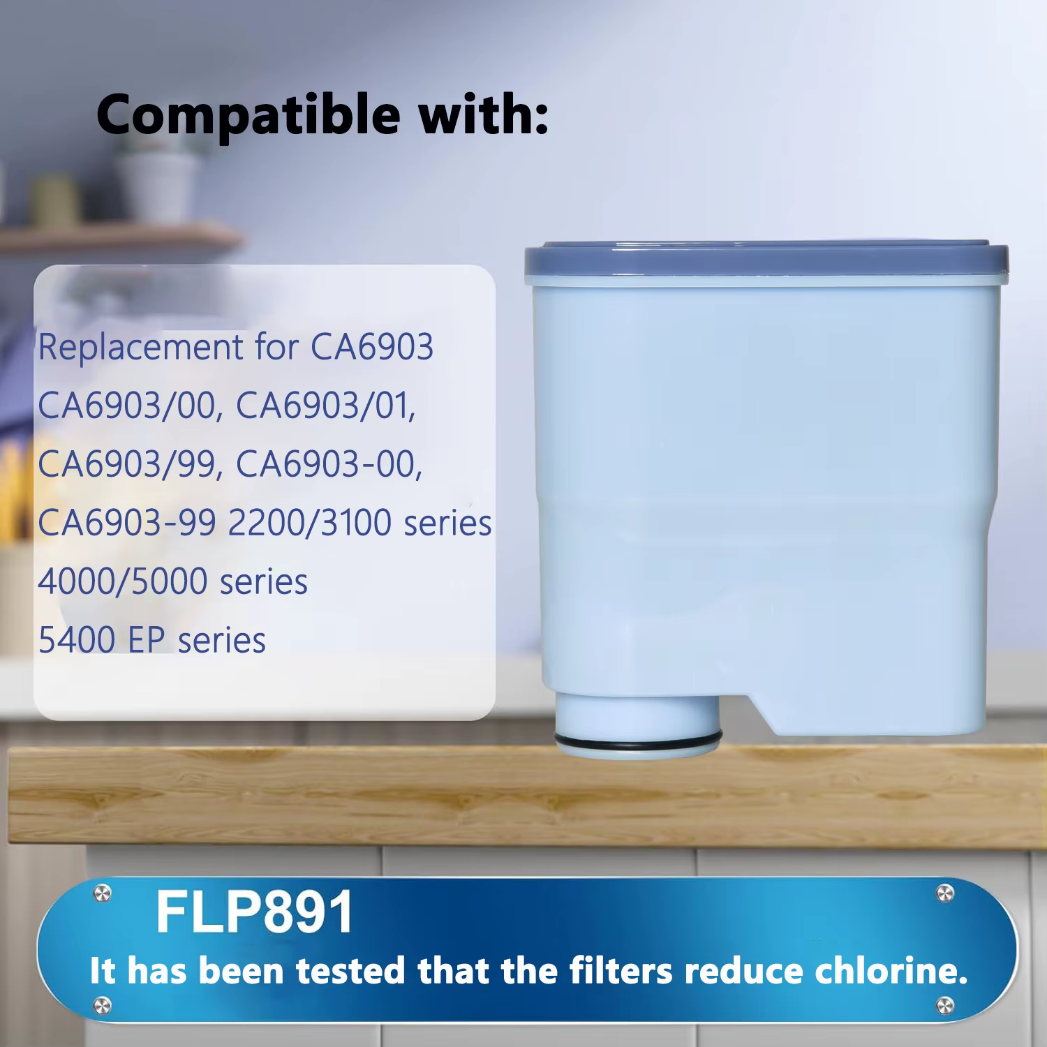 Filtres pour machine à café compatibles avec Philips Saeco AquaClean CA6903 Améliorez votre expérience