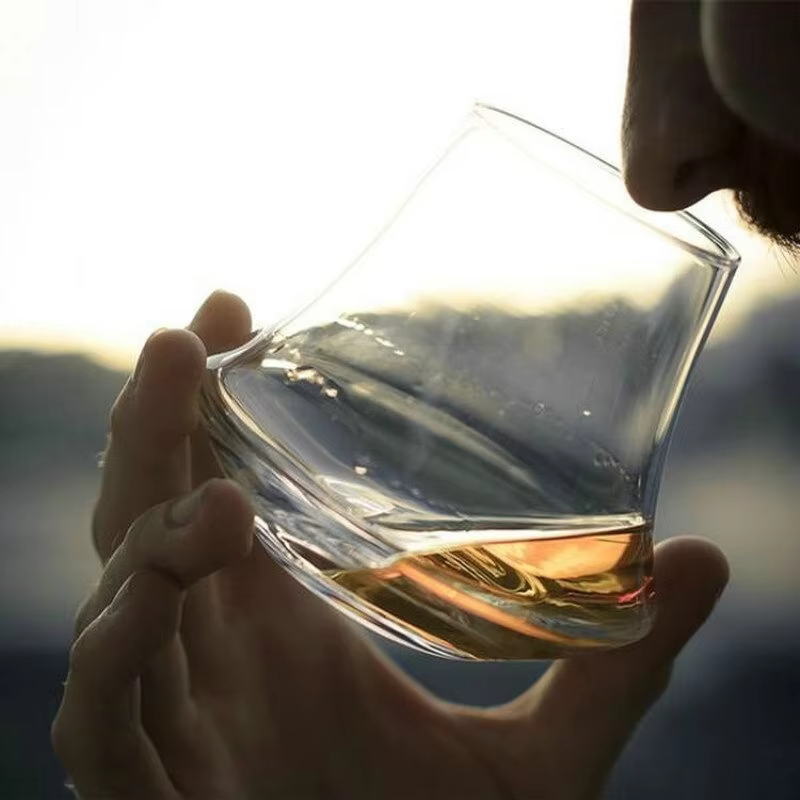Lunettes de dégustation en verre cristal sans plomb