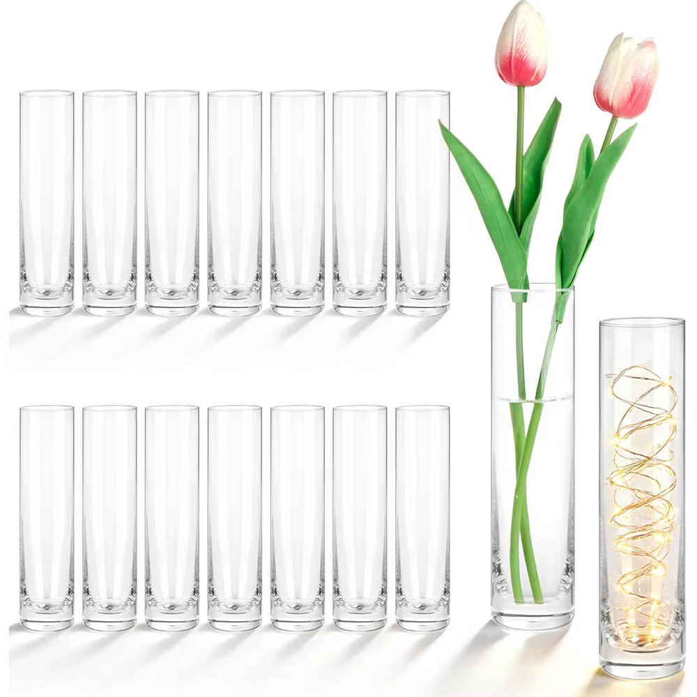Vase cylindrique en verre