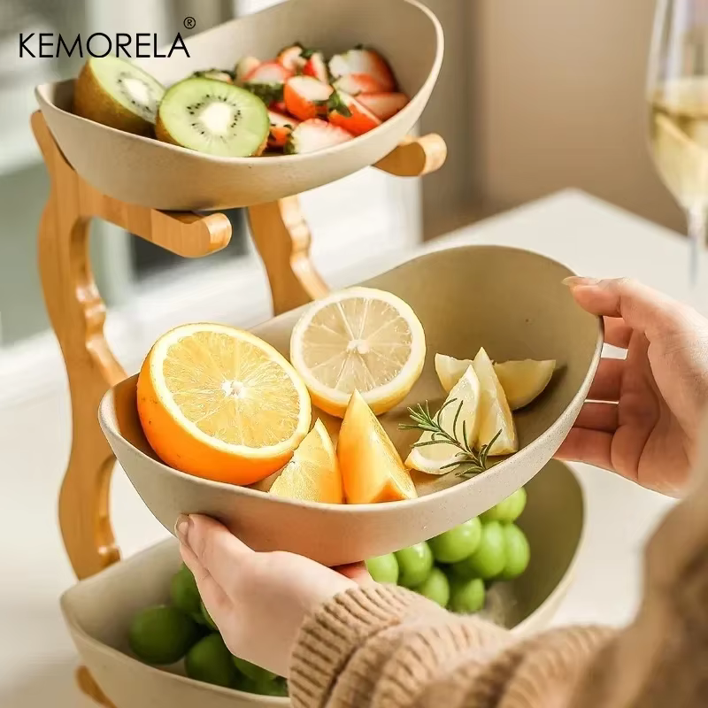 Assiette à fruits à 2/3 couches
