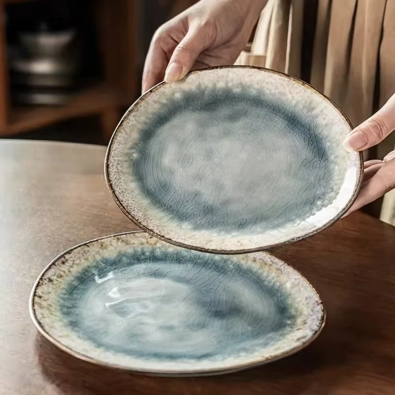 Assiette en céramique haut de gamme au design unique