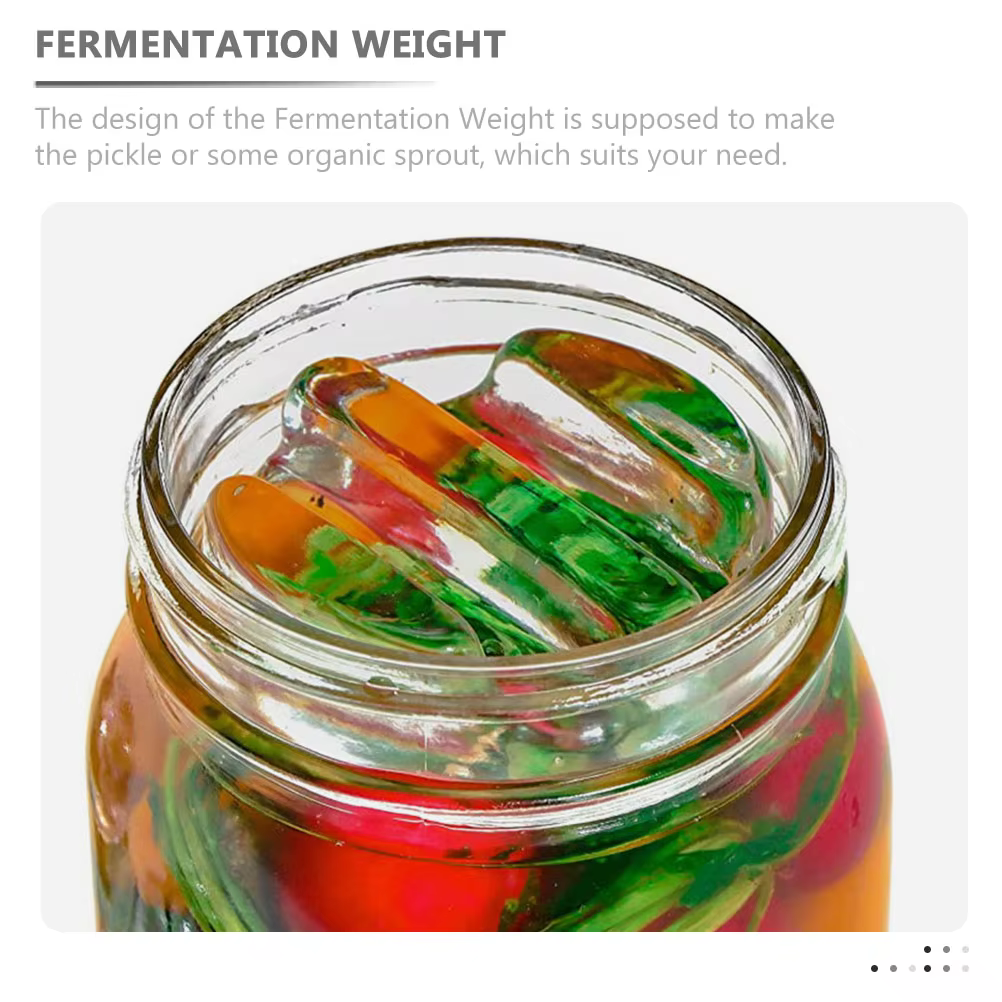 Couvercles de Fermentation en verre pour bocaux buccaux