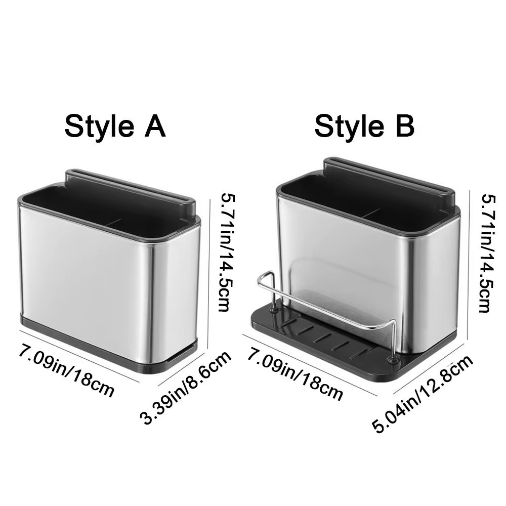 Boîte de rangement pour couverts en acier inoxydable