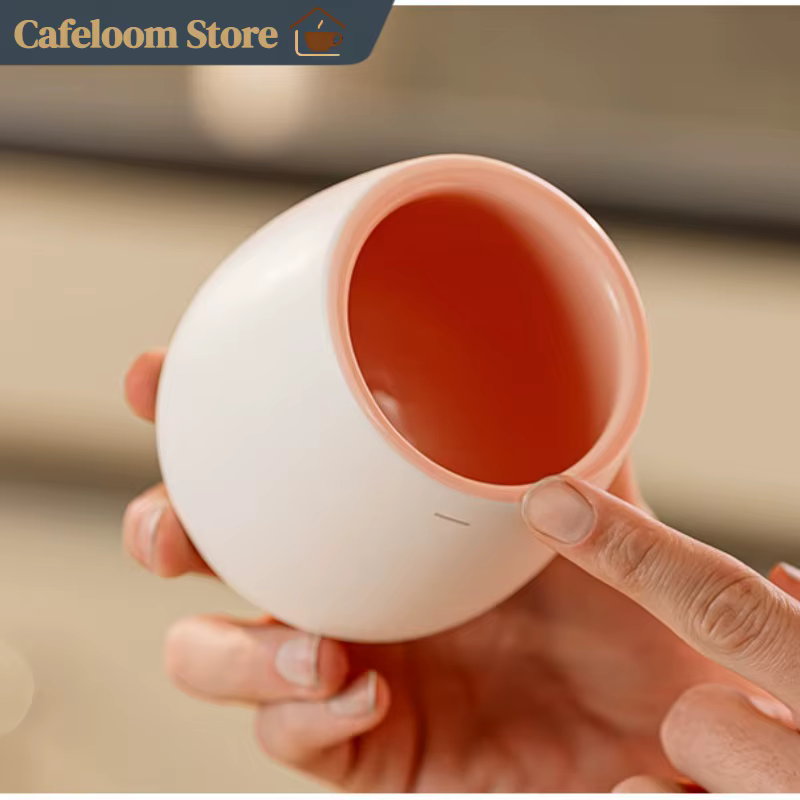Timemore × Ni Wares Tasse de dégustation en céramique à double rebord pour espresso