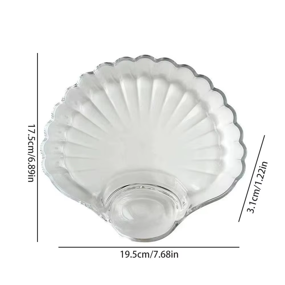 Nouveau Plat à coque transparente avec disques à vinaigre