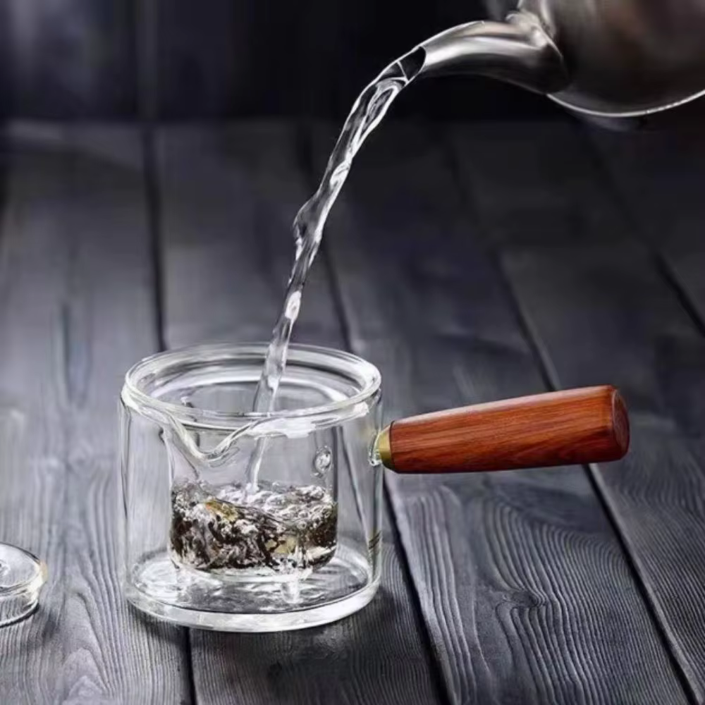 Théière en verre résistant à la chaleur