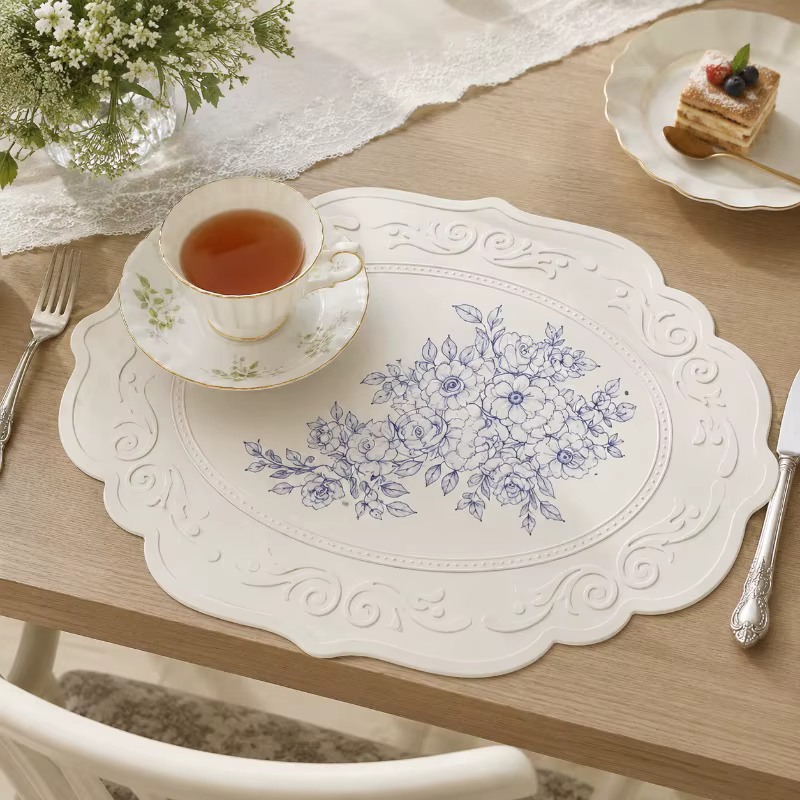 Set de table en silicone sculpté
