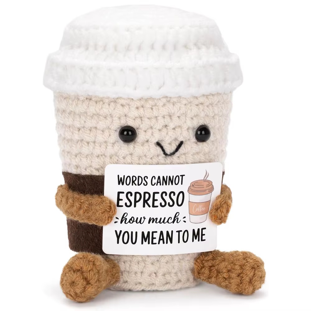 Poupée de café au Crochet drôle