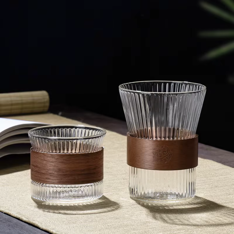 Mug à café en verre de style japonais