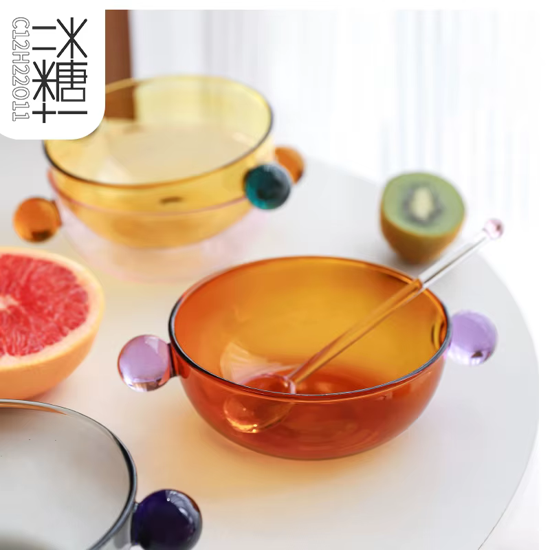 Bol rond gobelet Dessert tasse en verre