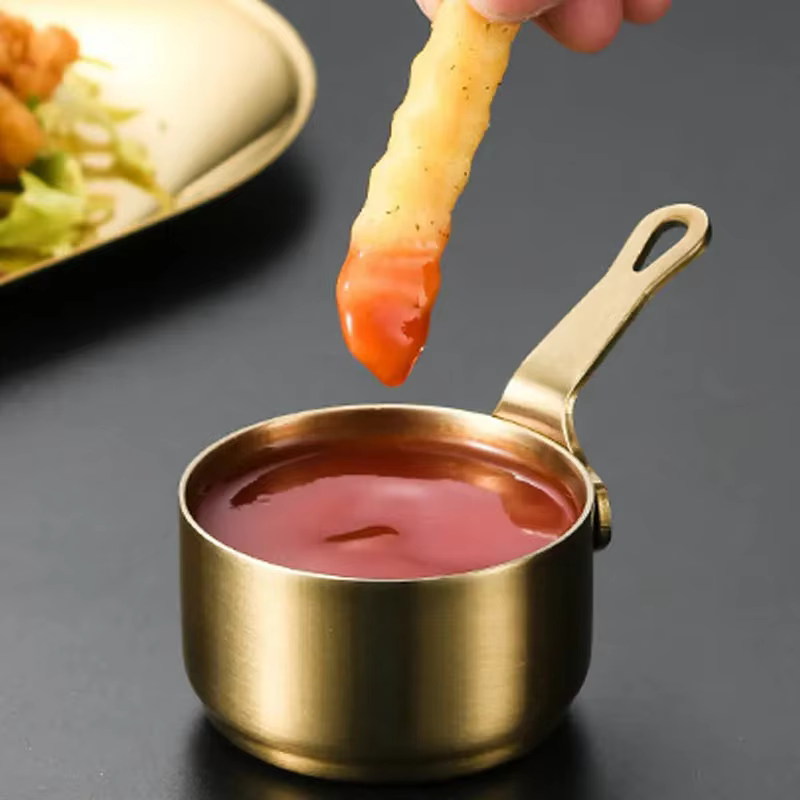 Pot à Sauce antiadhésif en acier inoxydable