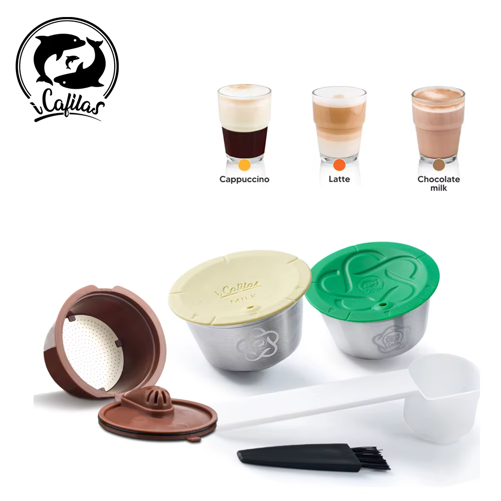 Icafilas-Capsules de café réutilisables pour Dolce Gusto