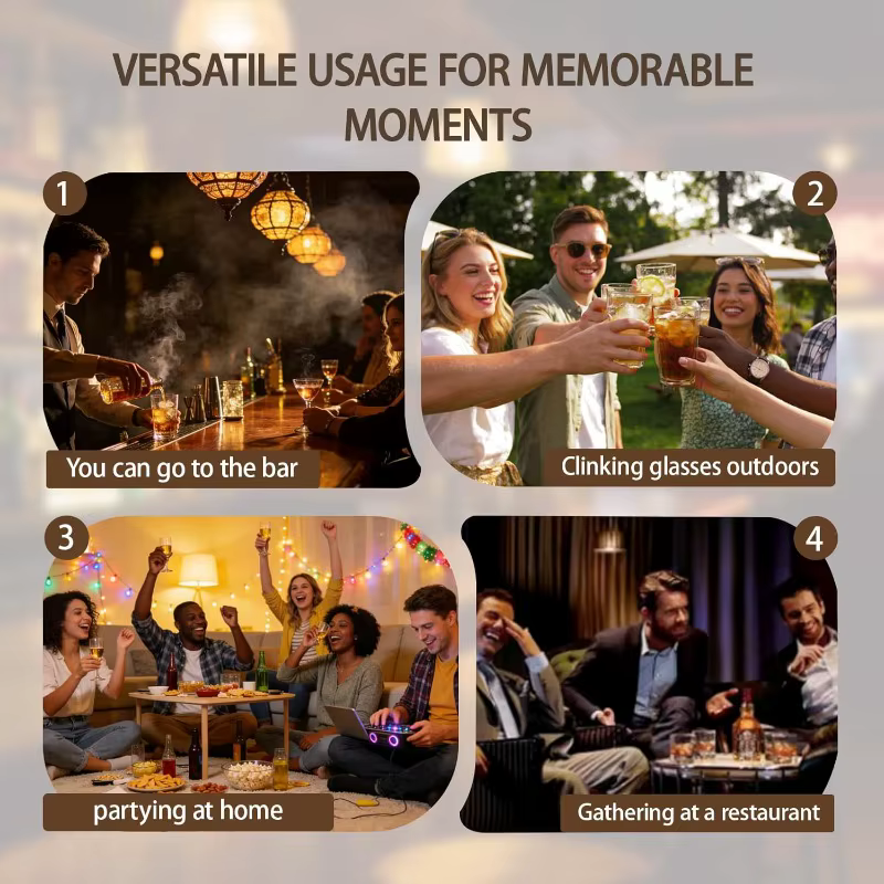 Verre à whisky rotatif 280 ml
