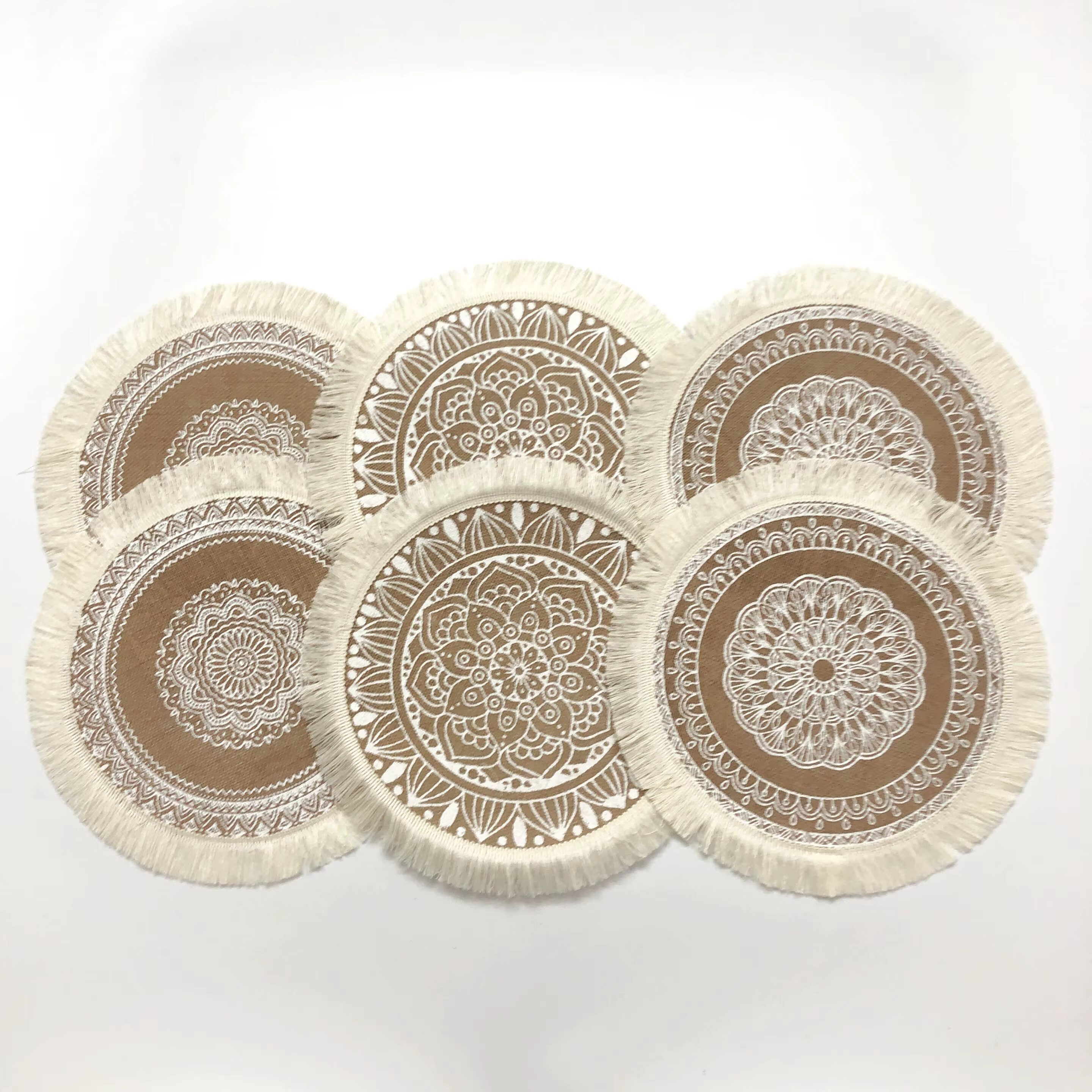 Napperons tissés en Jute Vintage naturel