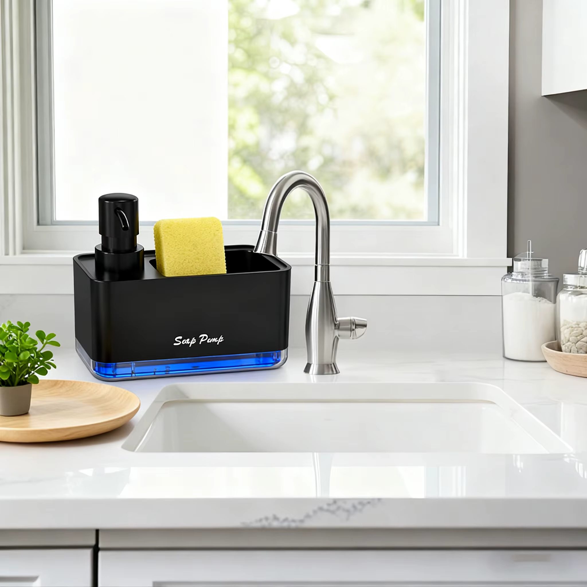 Distributeur de savon à vaisselle pour cuisine