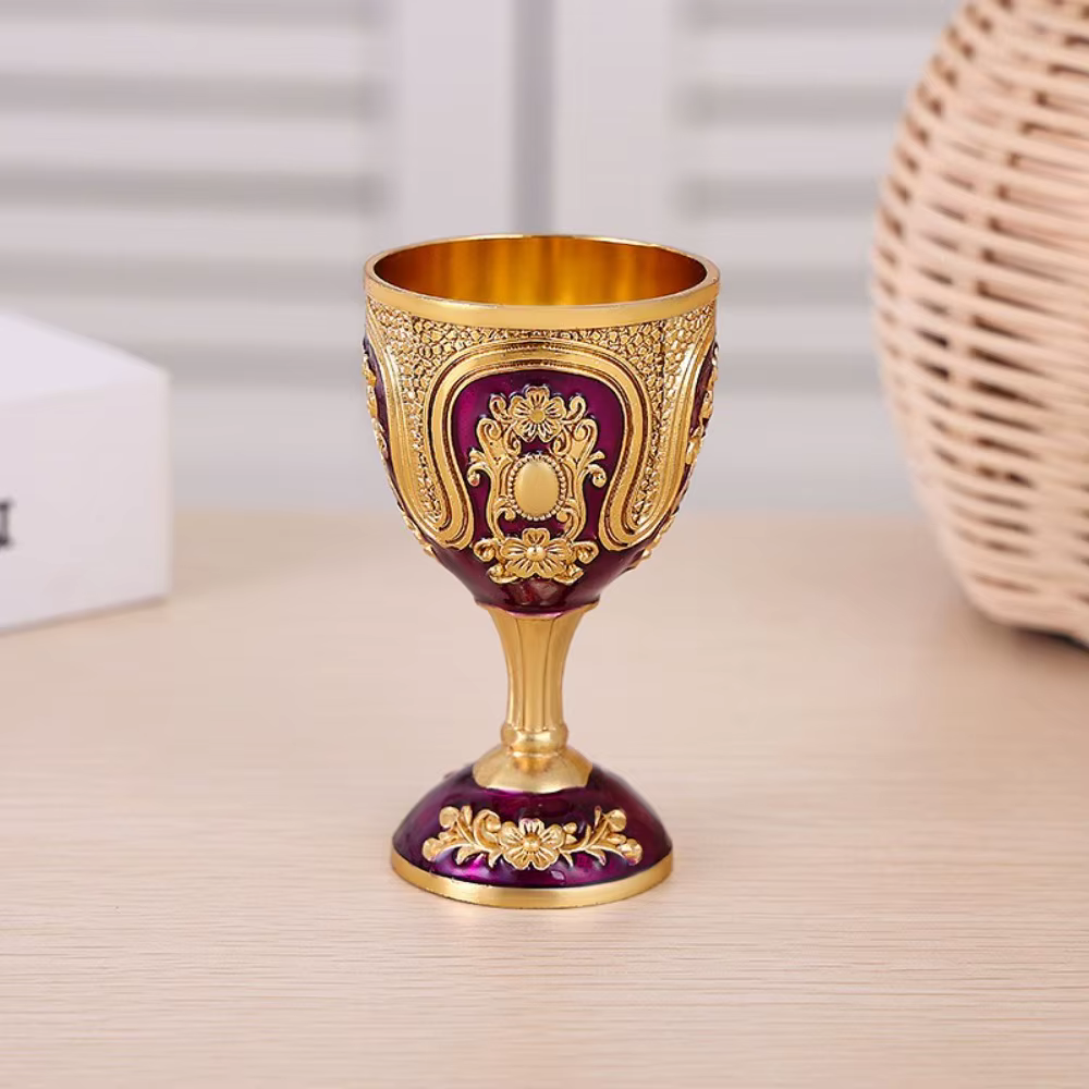 Verre à vin Vintage classique en métal