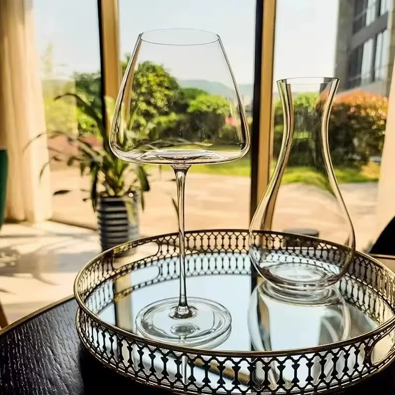 Ensemble de verres à vin en cristal de Bourgogne de 720 ml