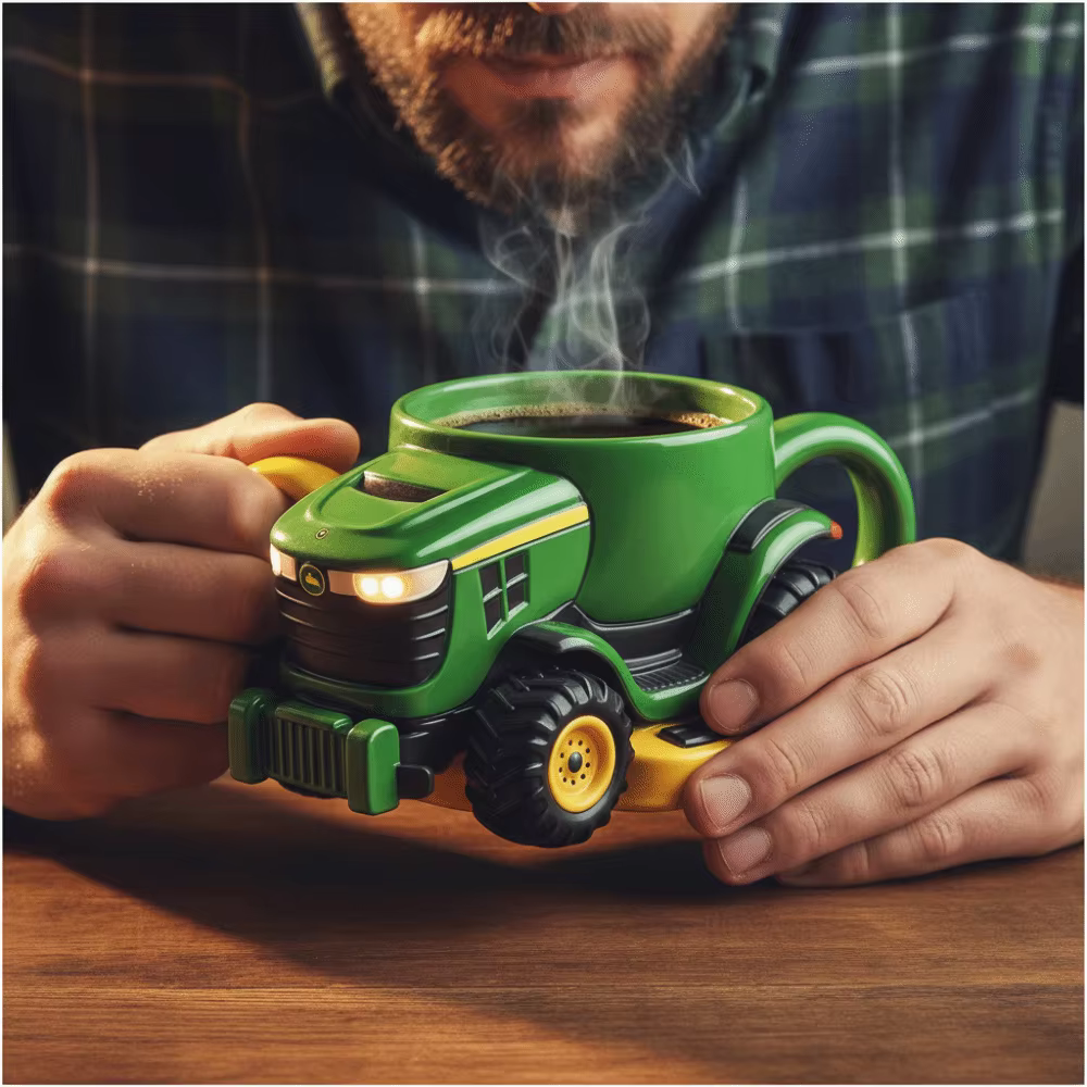 Tasse à café durable en forme de semi-remorque