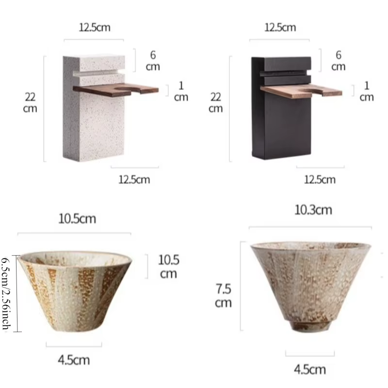 Tasse à café nouvelle mode exquise haut sens Style rétro infusé à la main