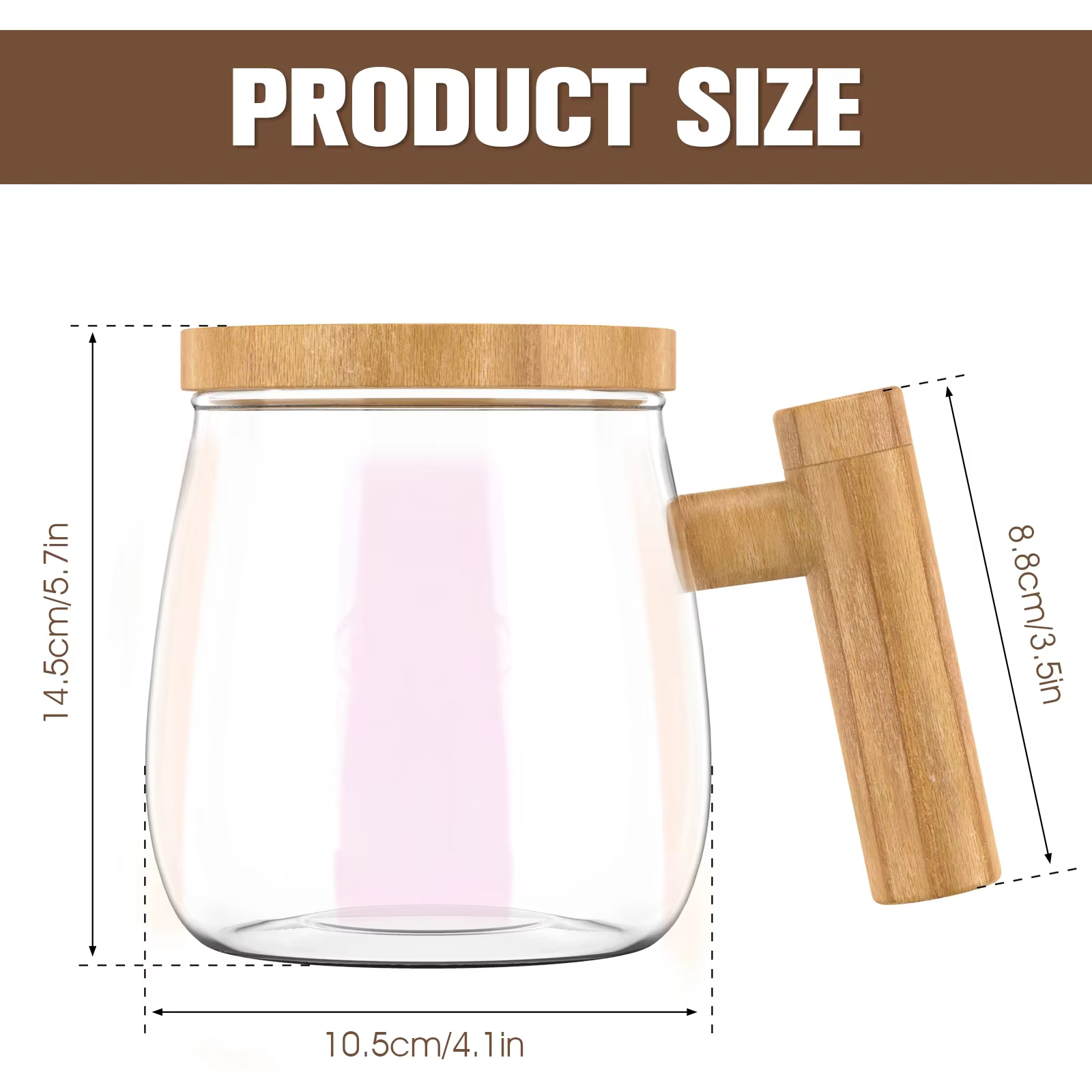 Tasse à agitation automatique de 400ML