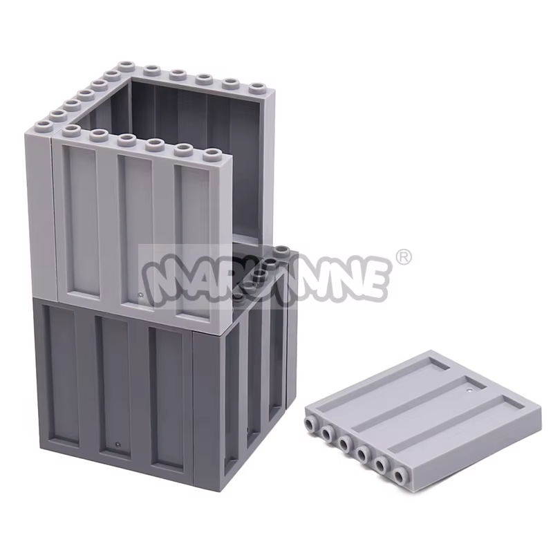 Marumine 30 pièces 23405 panneau 1x6x5 plaque ondulée MOC modèle Kit conteneur voiture piste accessoires briques de construction idée pièces