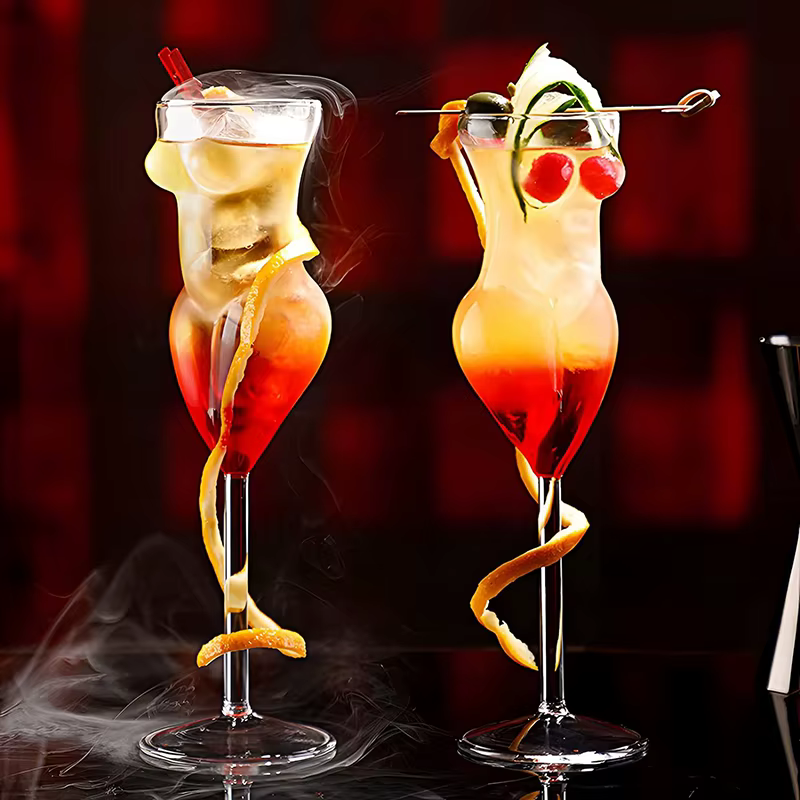 Verres à Cocktail en Verre pour le Vin
