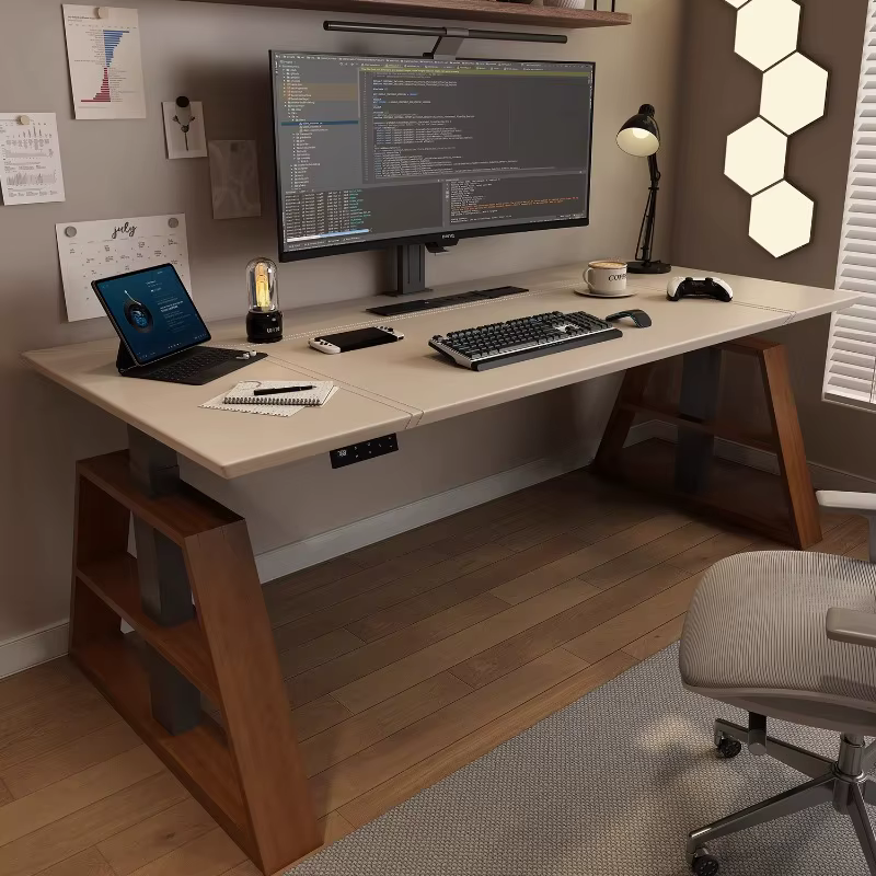 Ensemble d'étagères de bureau esthétiques, ergonomique, classique, moderne, Design d'angle Simple, meubles d'étude Mesa Escritorio