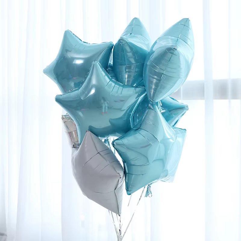 10 pièces 10 pouces or rose argent feuille étoile ballon anniversaire mariage fête de noël décor bébé douche fournitures