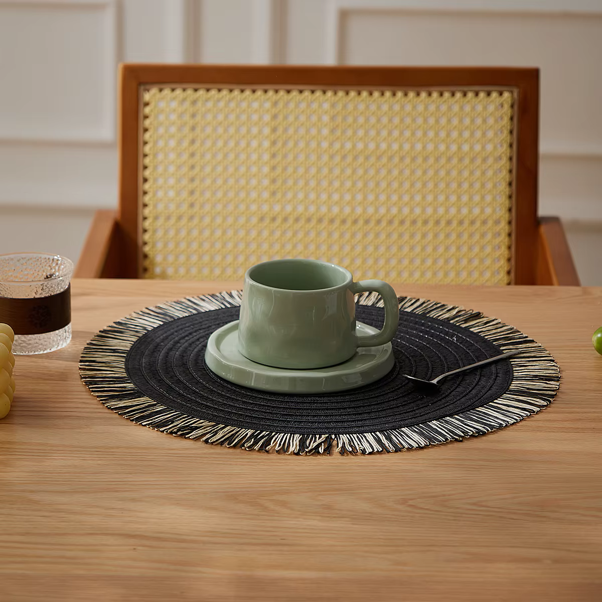 Ensemble de 6 sets de table ronds pour table à manger