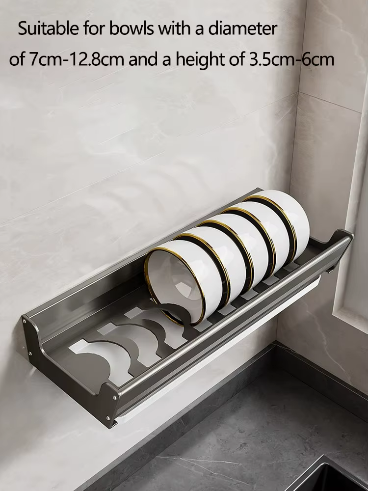 Étagère de séchage pour assiettes et bols