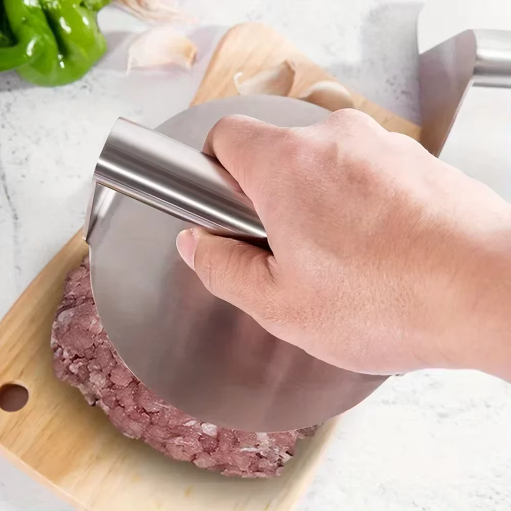 Presse à hamburgers en acier inoxydable