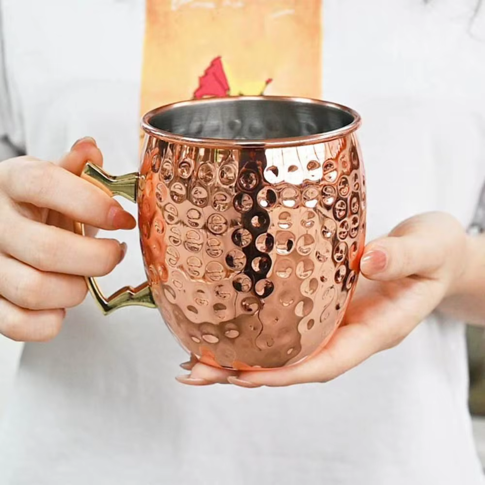 Tasse en cuivre pur de 500ml
