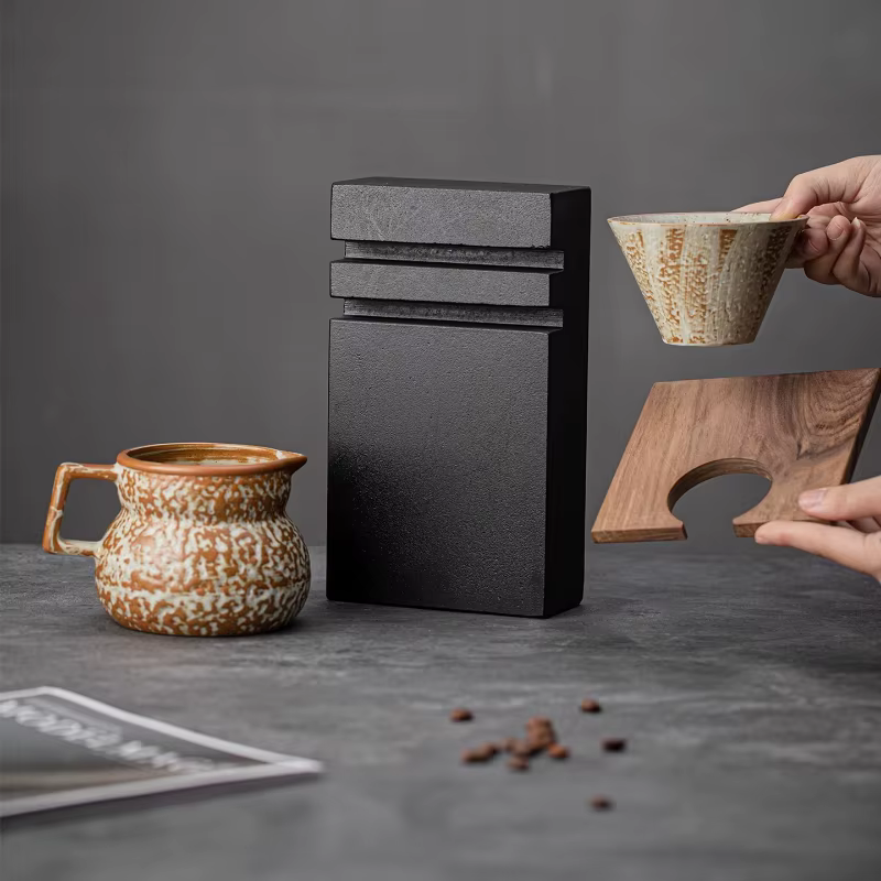 Tasse à café nouvelle mode exquise haut sens Style rétro infusé à la main