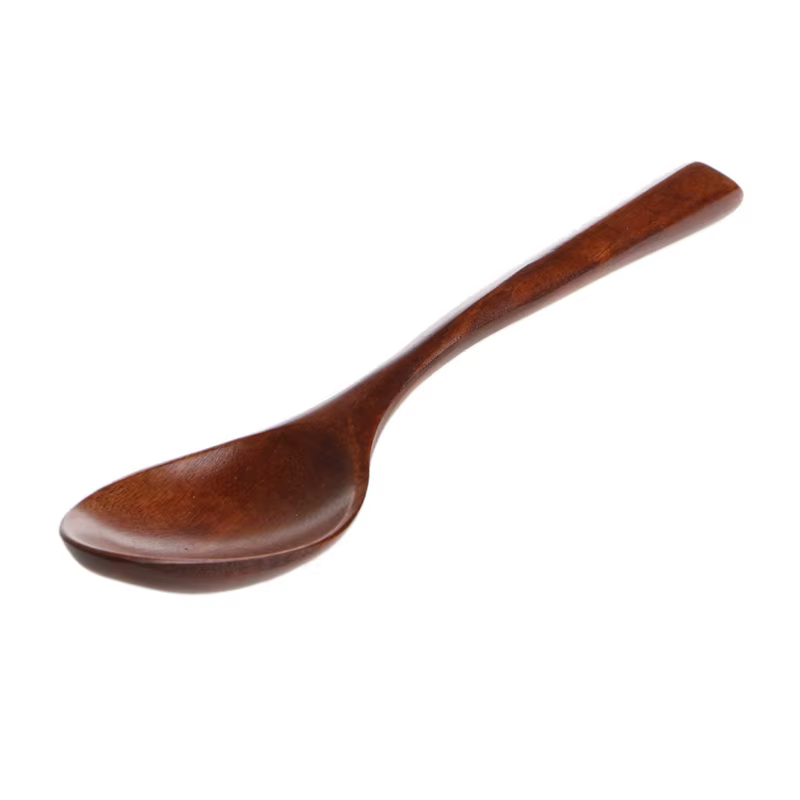 Ensemble cuillère à dîner en bois fourchette couverts
