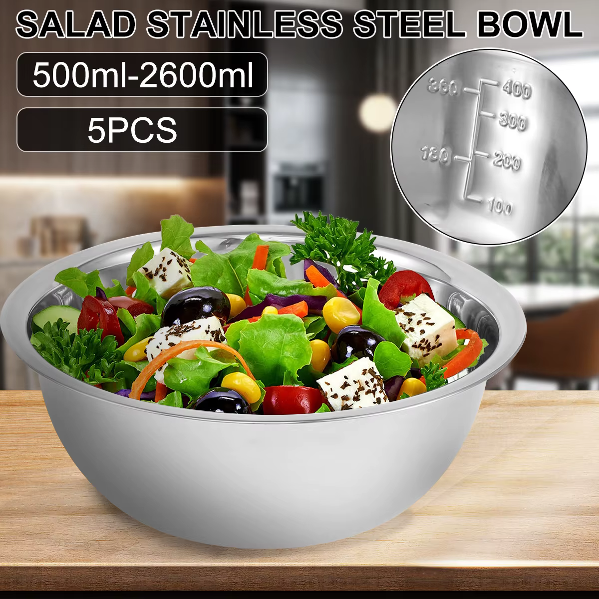 Ensemble de bols à mélanger pour salade