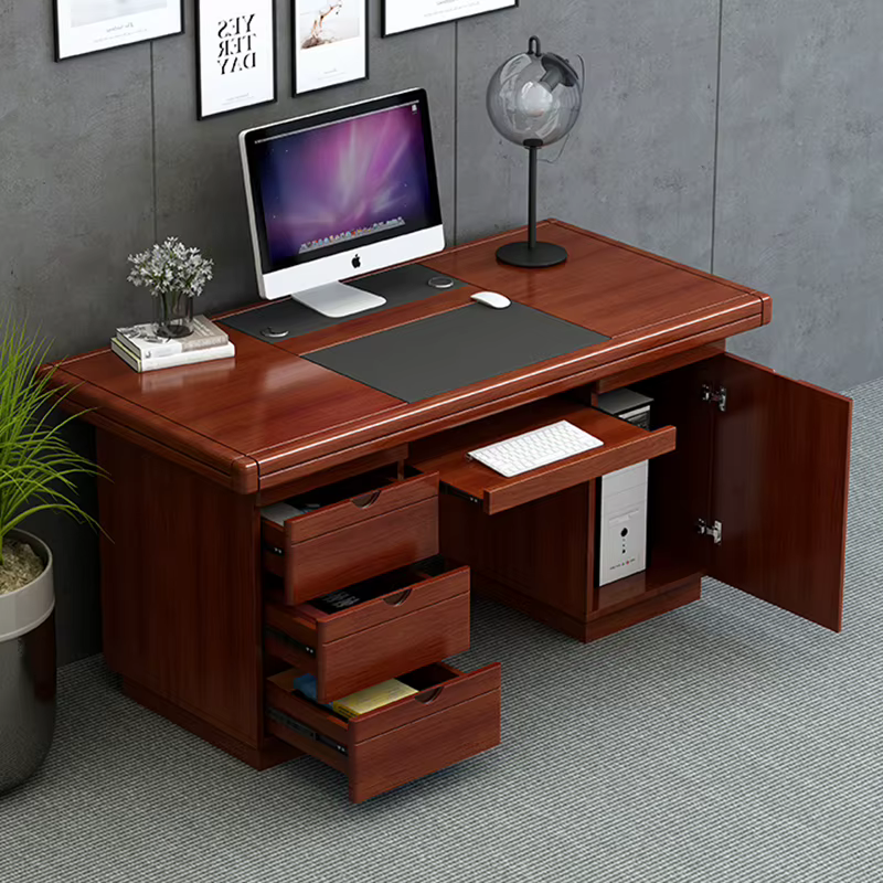 Décoration exécutive bureau bureau étude en bois moderne ordinateur jeu debout bureau affichage Escritorio Oficina décor à la maison