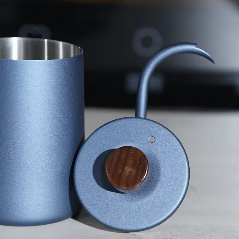 304 acier inoxydable 600ml Long bec col de cygne Barista expresso cafetière bouilloire théière accessoires outils