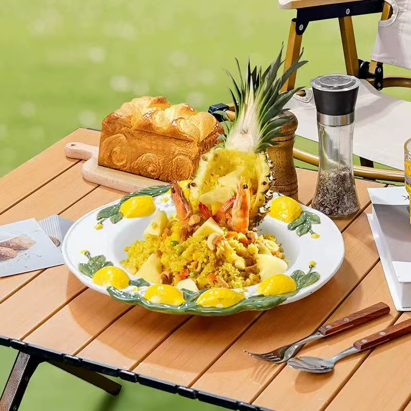 Assiette en céramique personnalisée de Style européen