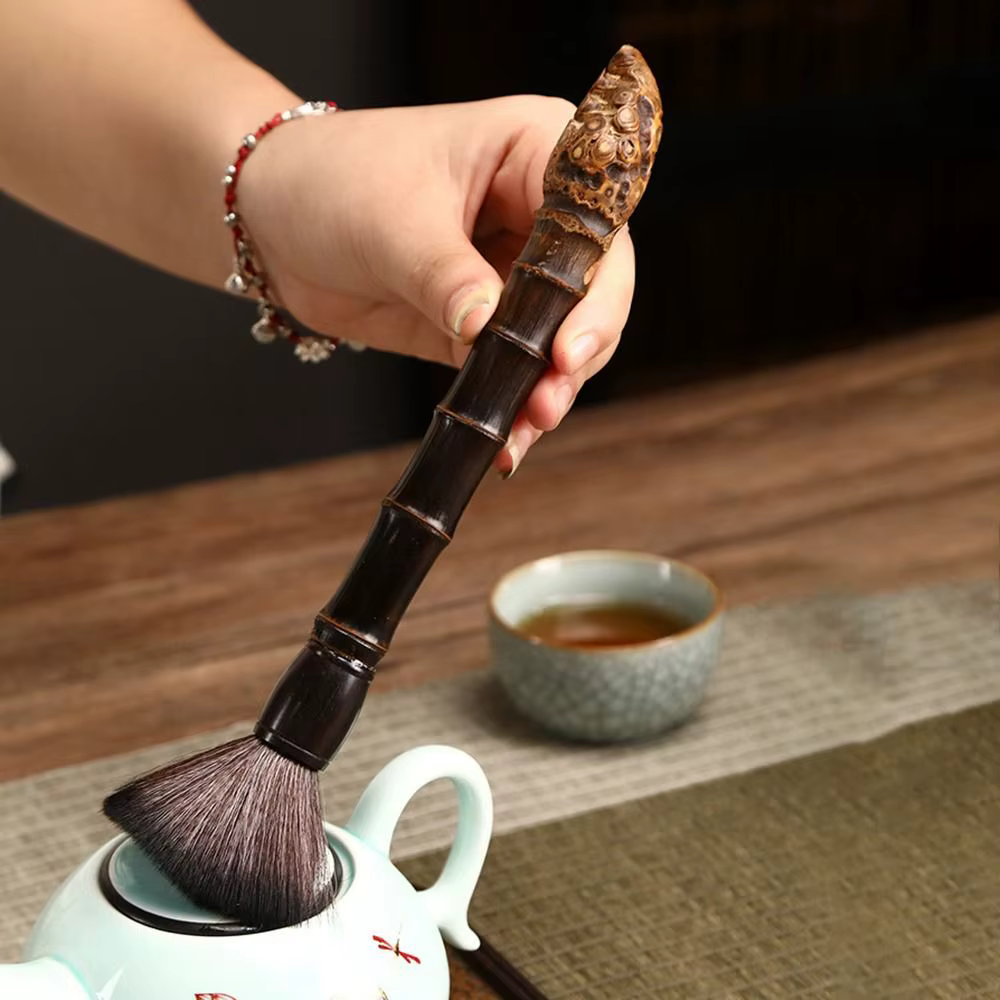 Brosse de nettoyage pour moulin à café en bambou