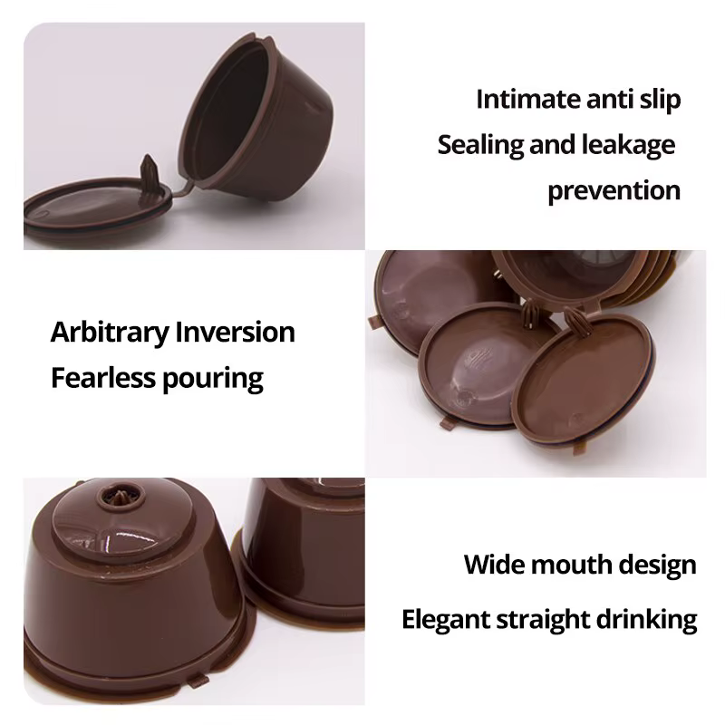 6pcs réutilisable café Capsule pour Nescafé Dolce Gusto Machine rechargeable