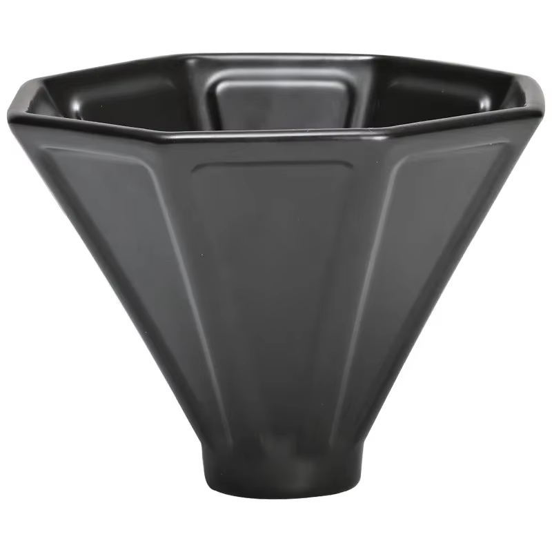 Tasse de filtre à café octogonal en céramique