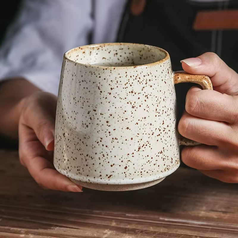 Tasse en céramique rétro créative japonaise de 350mL