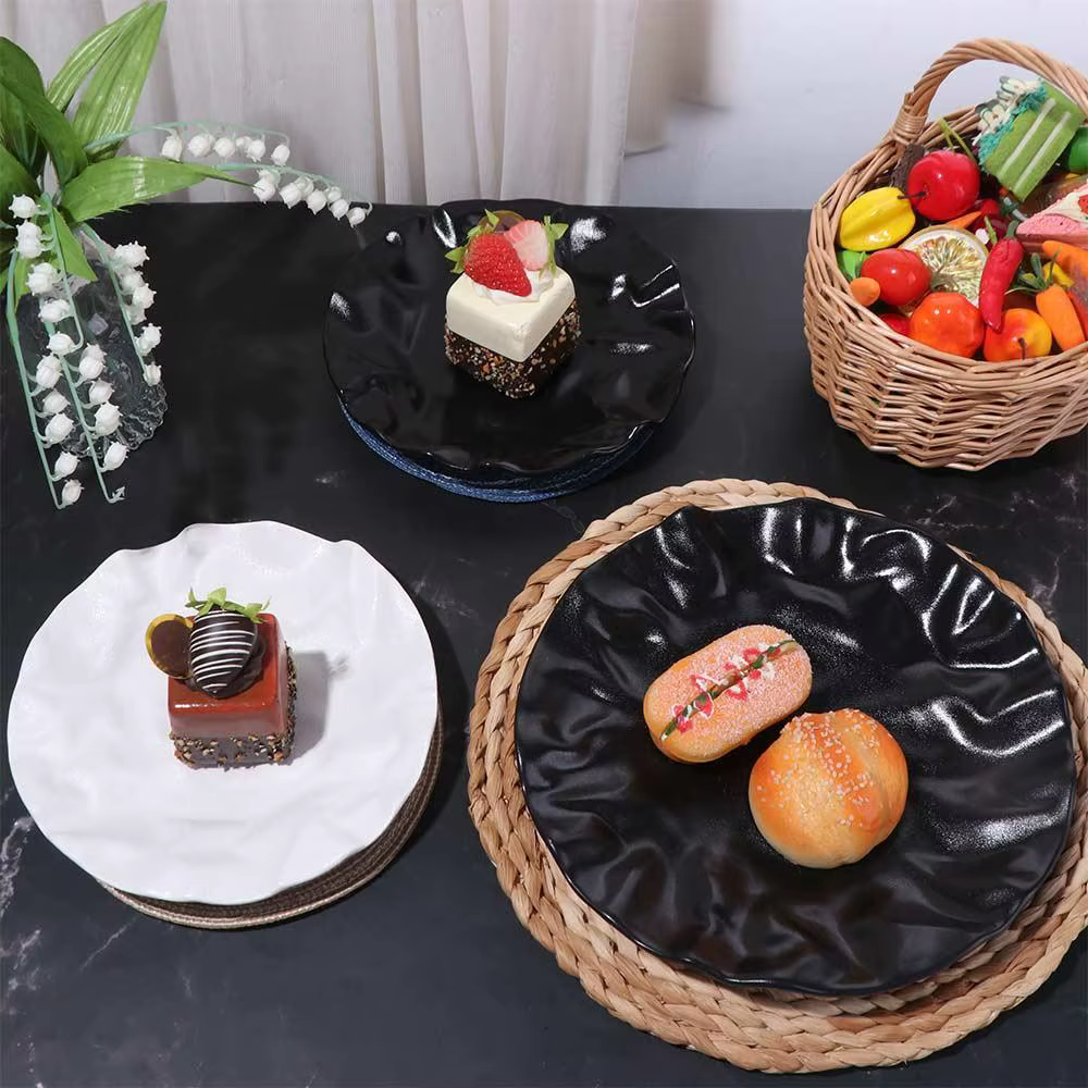 Assiette en céramique pour cuisine occidentale