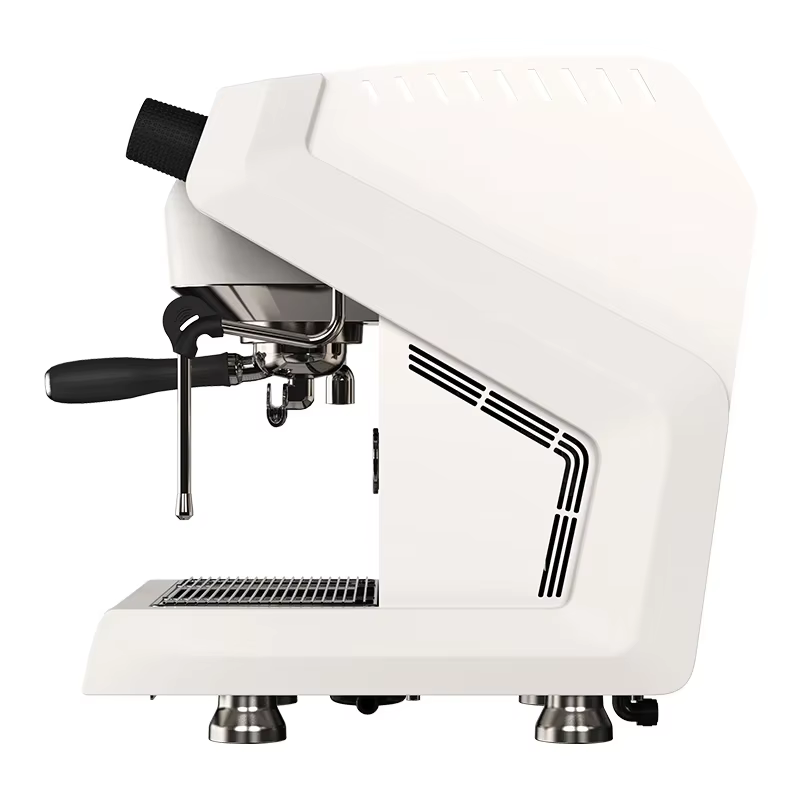 Machine à expresso italienne haut de gamme à double chaudière avec système d'extraction commerciale 58Pro pour usage domestique et commercial