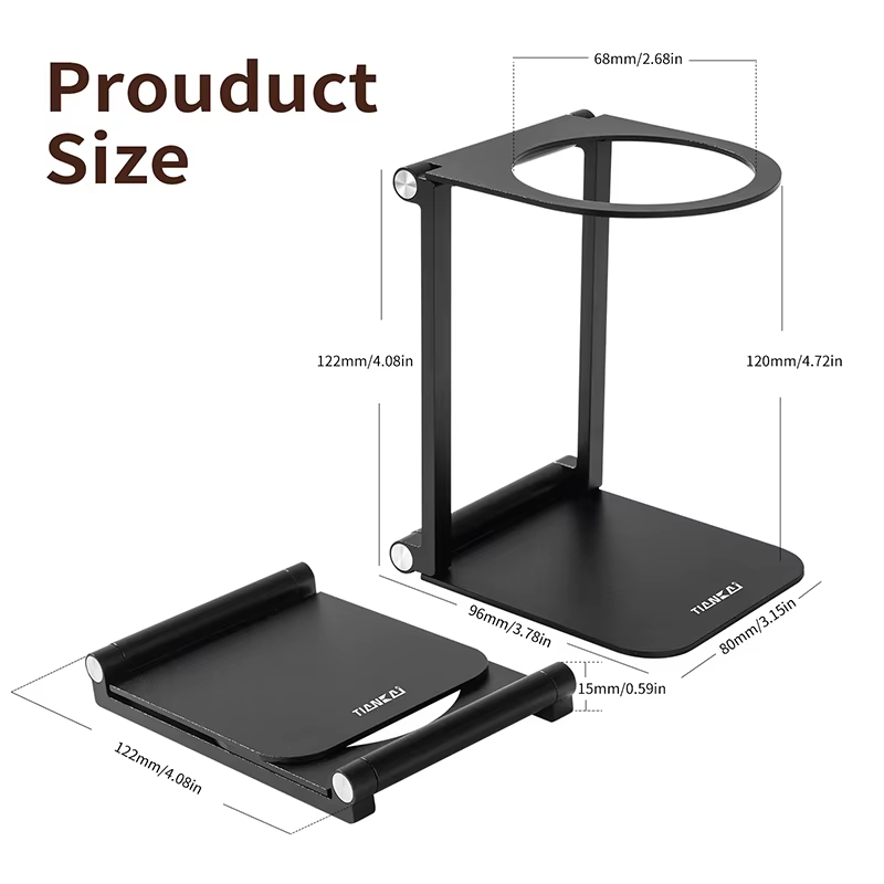 Support pliable pour machine à café
