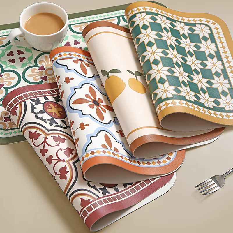 Ensemble de sets de table de ferme scandinave – 45x30cm