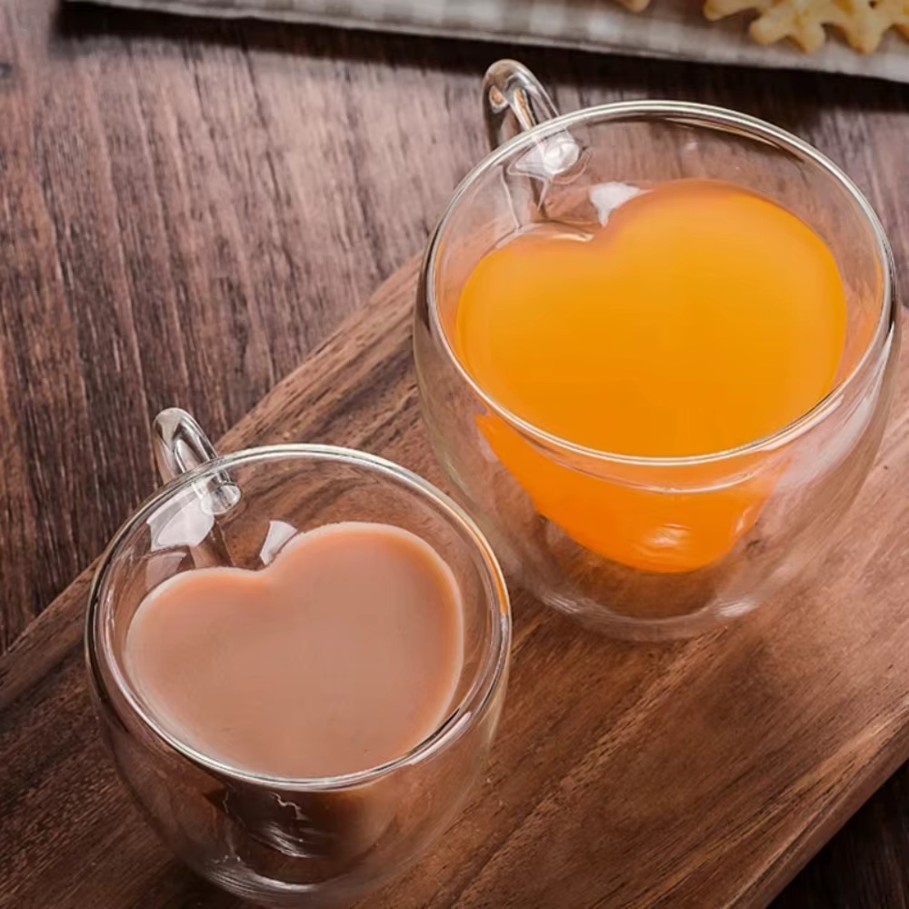 1/2 paquet de tasses en forme de cœur